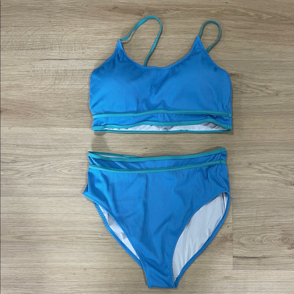 Chic Blue Bikini Set for Women